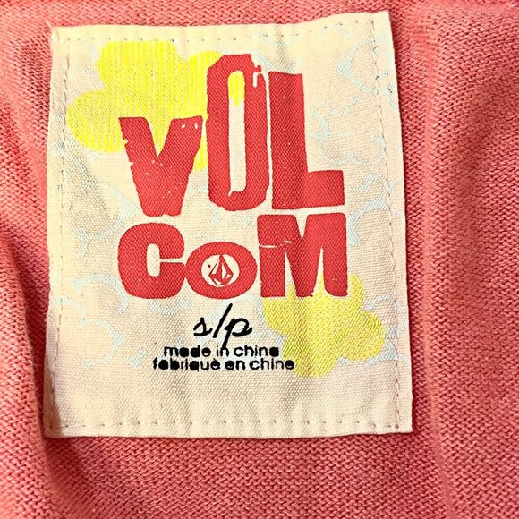 Volcom Stone NO REGRETS RAGLAN Graphic Sweater Limited Edition Pull-On Top Rare - Picture 13 of 13
